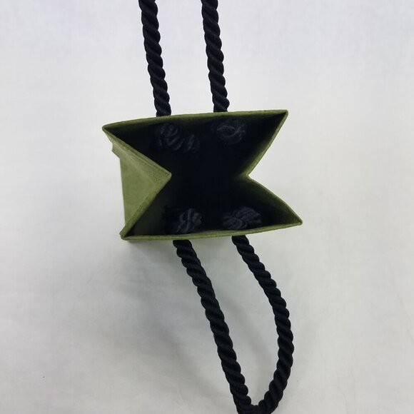 Gucci Beauty Bag Green Paisley Empty Shopping Paper Mini 4.5" x 3" x 2.5" Decor - Picture 6 of 10